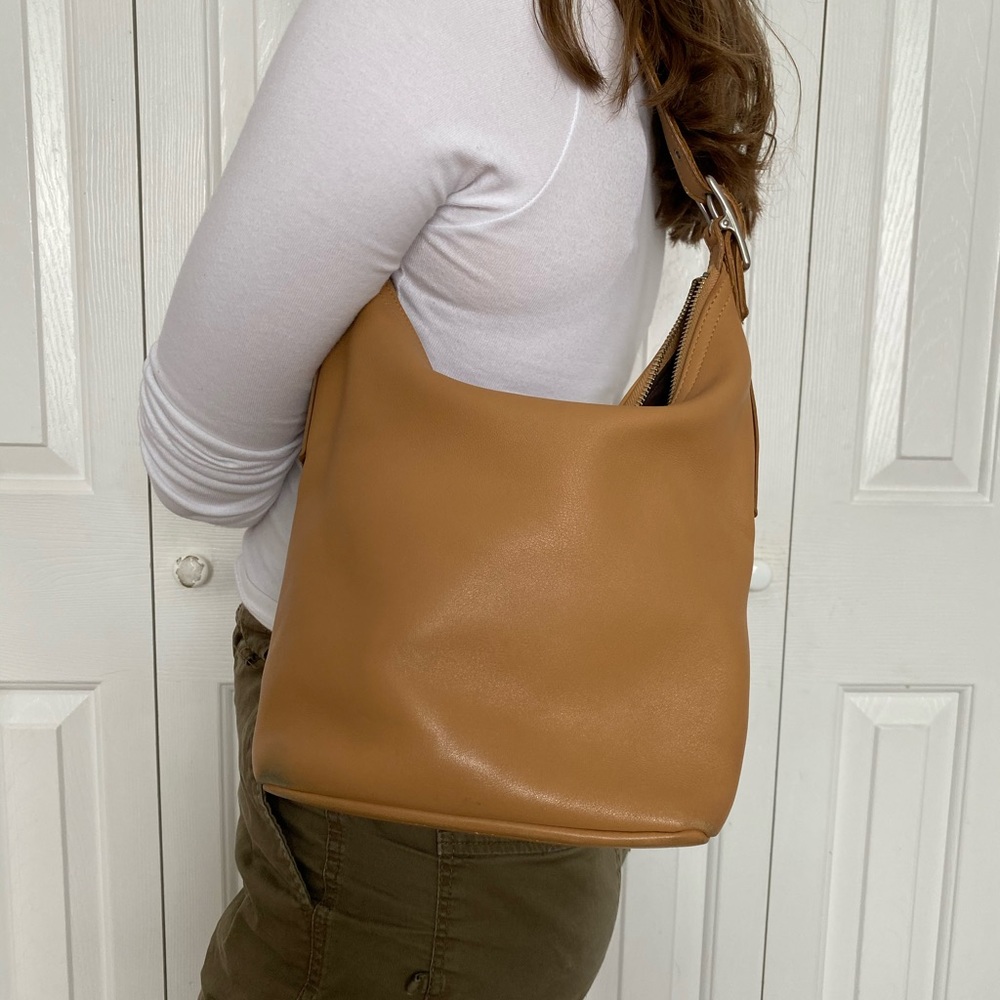 Coach caramel brown purse